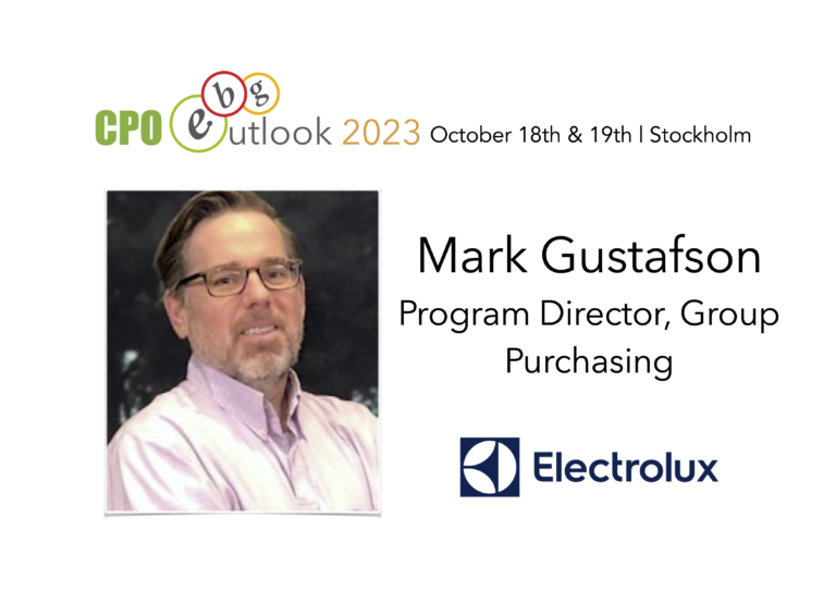 Electrolux join CPO Outlook 2023